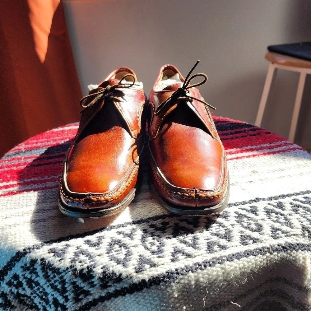 Barker Men's Brown England Leather‎ Oxford Shoes Size 9